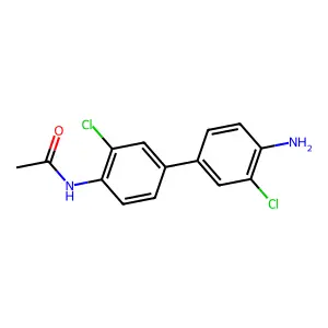 N-(4'-Amino-3,3'-dichloro(1,1'-biphenyl)-4-yl)acetamide structure