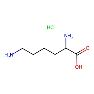 Lysine hydrochloride, D- structure
