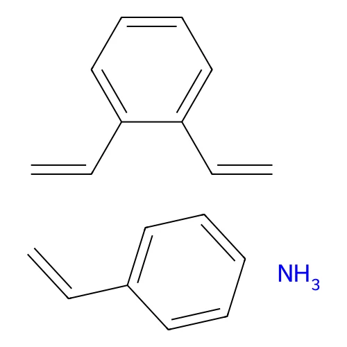 Azane;1,2-bis(ethenyl)benzene;styrene structure