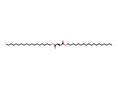2-Butenedioic acid (2Z)-, dioctadecyl ester structure