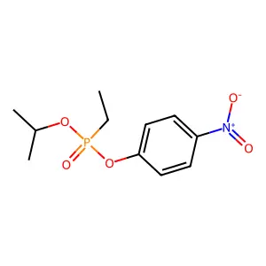 Phosphonic acid, ethyl-, isopropyl p-nitrophenyl ester structure