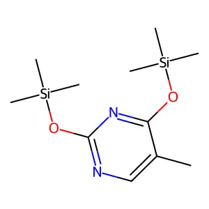 Bis(O-trimethylsilyl)thymine structure