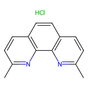 1,10-Phenanthroline, 2,9-dimethyl-, hydrochloride (1:1) structure