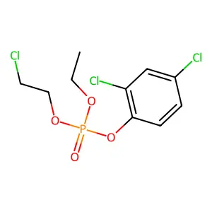 2-Chloroethyl 2,4-dichlorophenyl ethyl phosphate structure