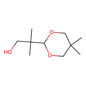 beta,beta,5,5-Tetramethyl-1,3-dioxane-2-ethanol structure
