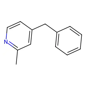 4-Benzyl-2-methylpyridine structure