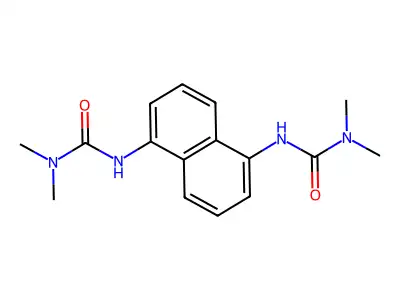 Urea, N,N''-1,5-naphthalenediylbis[N',N'-dimethyl- structure