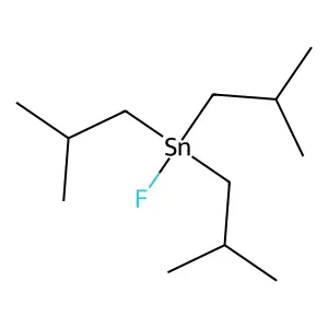Stannane, fluorotris(2-methylpropyl)- structure