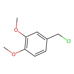 Veratryl chloride structure
