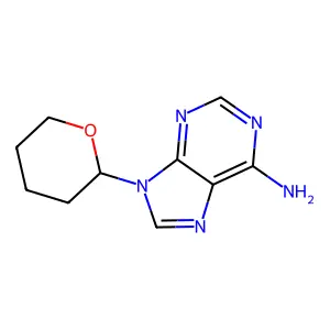 9-(Tetrahydro-2h-pyran-2-yl)-9h-purin-6-amine structure