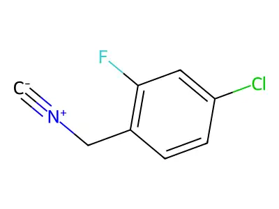 4-Chloro-2-fluorobenzylisocyanide structure