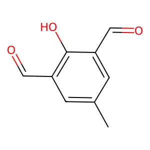 2,6-Diformyl-4-methylphenol structure