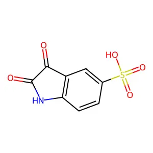 2,3-Dioxo-5-indolinesulfonic acid structure