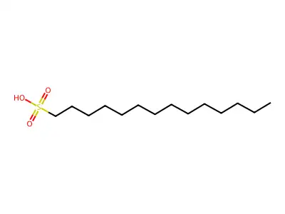 1-Tetradecanesulfonic acid structure