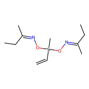2-Butanone, O,O'-(ethenylmethylsilylene)dioxime, (2E,2'Z)- structure