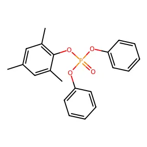 Diphenyl 2,4,6-trimethylphenyl phosphate structure