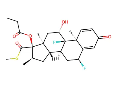TICABESONE PROPIONATE structure