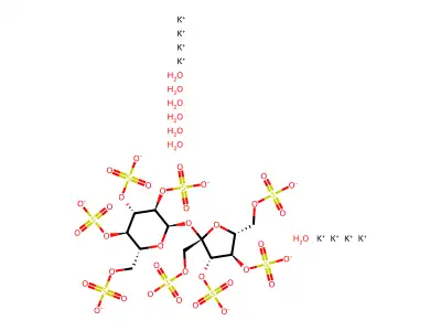 Sucrosofate Potassium structure