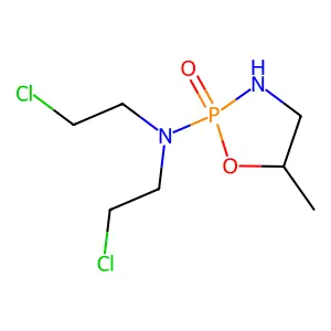1,3,2-Oxazaphospholidine, 2-(bis(2-chloroethyl)amino)-5-methyl-, 2-oxide structure