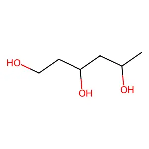 1,3,5-Hexanetriol structure