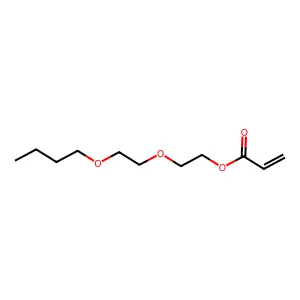 2-(2-Butoxyethoxy)ethyl acrylate structure