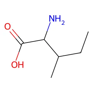 L-Isoleucine structure