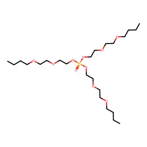 Ethanol, 2-(2-butoxyethoxy)-, 1,1',1''-phosphate structure
