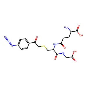 S-(p-Azidophenacyl)glutathione structure