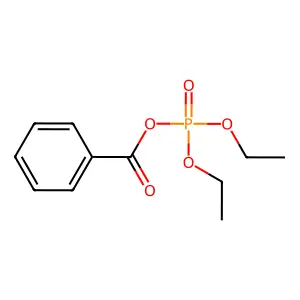 Benzoic acid, anhydride with diethyl hydrogen phosphate structure