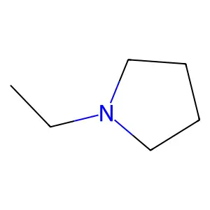 1-Ethylpyrrolidine structure