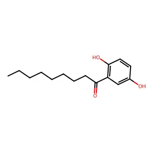1-Nonanone, 1-(2,5-dihydroxyphenyl)- structure