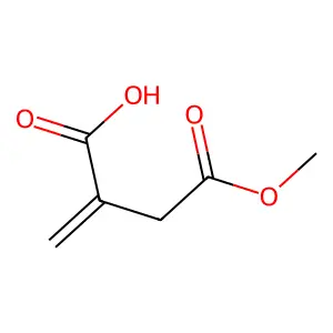 4-Methyl hydrogen 2-methylenesuccinate structure