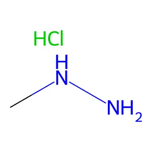 Methylhydrazine hydrochloride structure