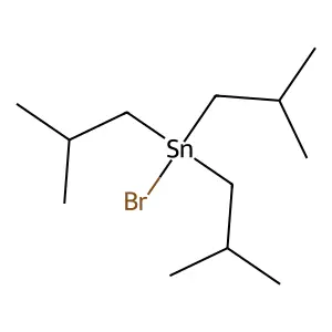 Triisobutyltin bromide structure