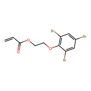 2-Propenoic acid, 2-(2,4,6-tribromophenoxy)ethyl ester structure