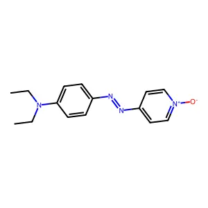 N,N-Diethyl-4-(4'-[pyridyl-1'-oxide]azo)aniline structure