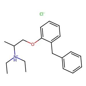 Diethylamine, N-((1-(2-benzylphenoxy)methyl)ethyl)-, hydrochloride structure