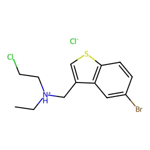 C13H15BrClNS.ClH structure