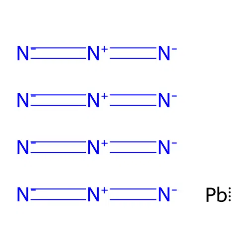 Tetraazidolead(IV) structure