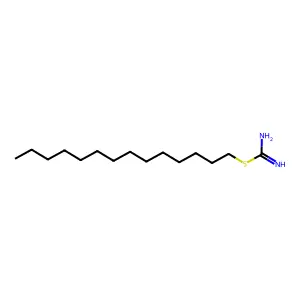 Tetradecyl carbamimidothioate structure