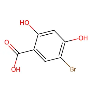 5-Bromo-2,4-dihydroxybenzoic acid structure