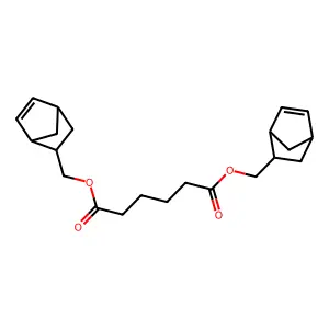 Bis(bicyclo(2.2.1)hept-5-en-2-ylmethyl) adipate structure