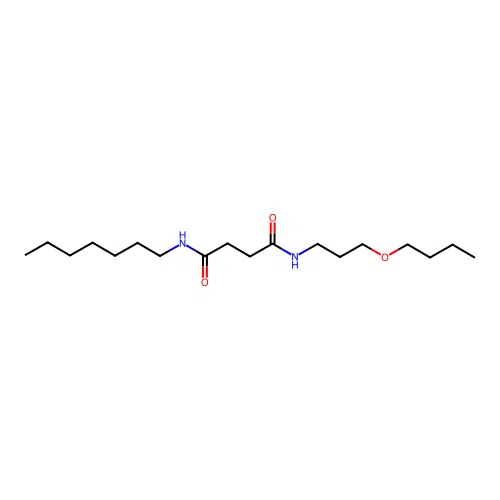 N-(3-butoxypropyl)-N'-heptylbutanediamide structure