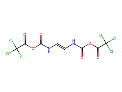 [(E)-2-[(2,2,2-trichloroacetyl)oxycarbonylamino]ethenyl]carb structure