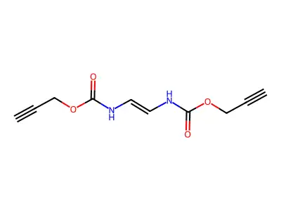 prop-2-ynyl N-[2-(prop-2-ynoxycarbonylamino)ethenyl]carbamate structure