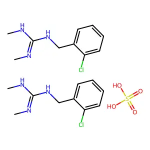 o-Chlorobetanidine sulfate structure