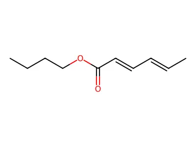 Butyl hexa-2,4-dienoate structure