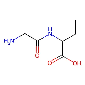 2-Glycylaminobutyric acid structure