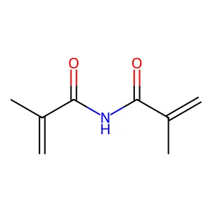 N-(2-Methyl-1-oxoallyl)methacrylamide structure