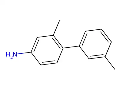(1,1'-Biphenyl)-4-amine, 2,3'-dimethyl- structure